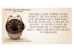 Want Financial Freedom? Earn $900/Day in Just 2 Hours!