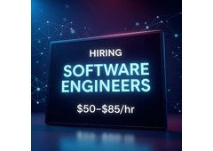 Remote Software Engineers Wanted – Flexible Hours ($50–$85/hr)